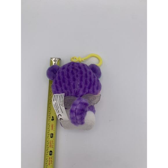 2019 Hatchimals Spinmaster Keychain Plush Flying Baby Monkey W/ Wings And Sounds - Picture 2 of 5